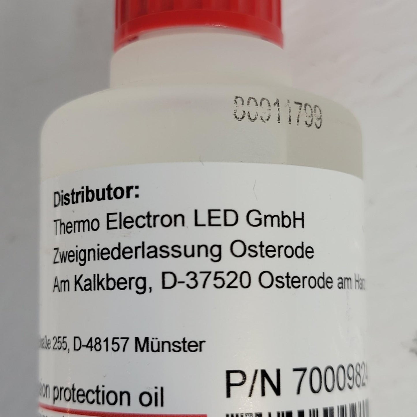 THERMO SCIENTIFIC 70009824 Bio-Fluid 50 mL High Purity Medical Grade White Oil