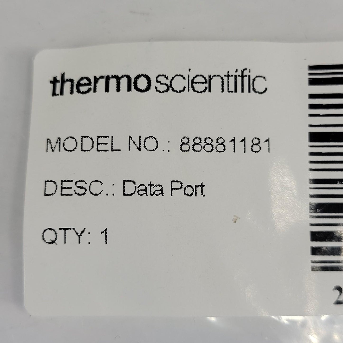 THERMO SCIENTIFIC 88881181 Data Port for MaxQ 2000 CO2 Shaker Plus 88881101B