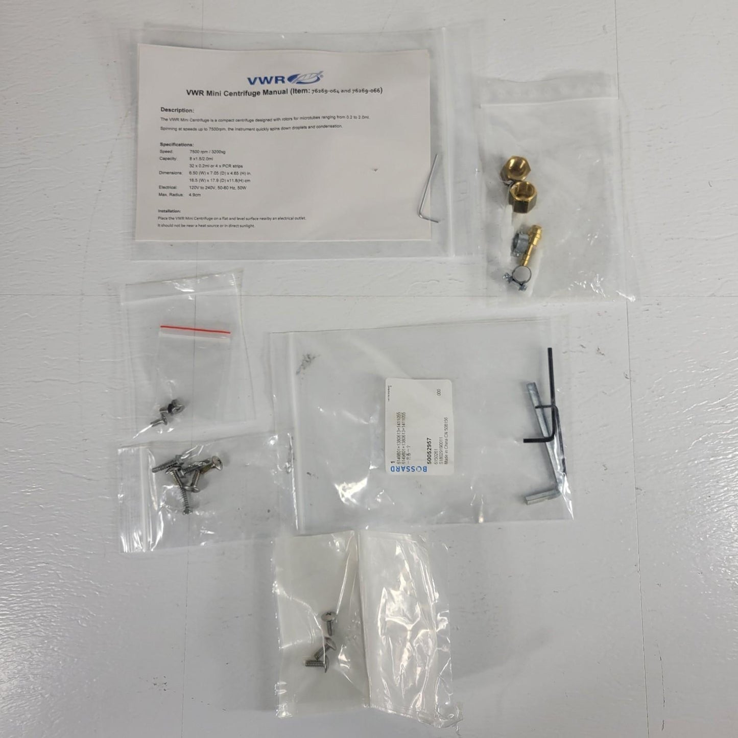 DRUMMOND THERMO SCIENTIFIC SMARTECH Assorted Pack of Centrifuge, Pippette Parts
