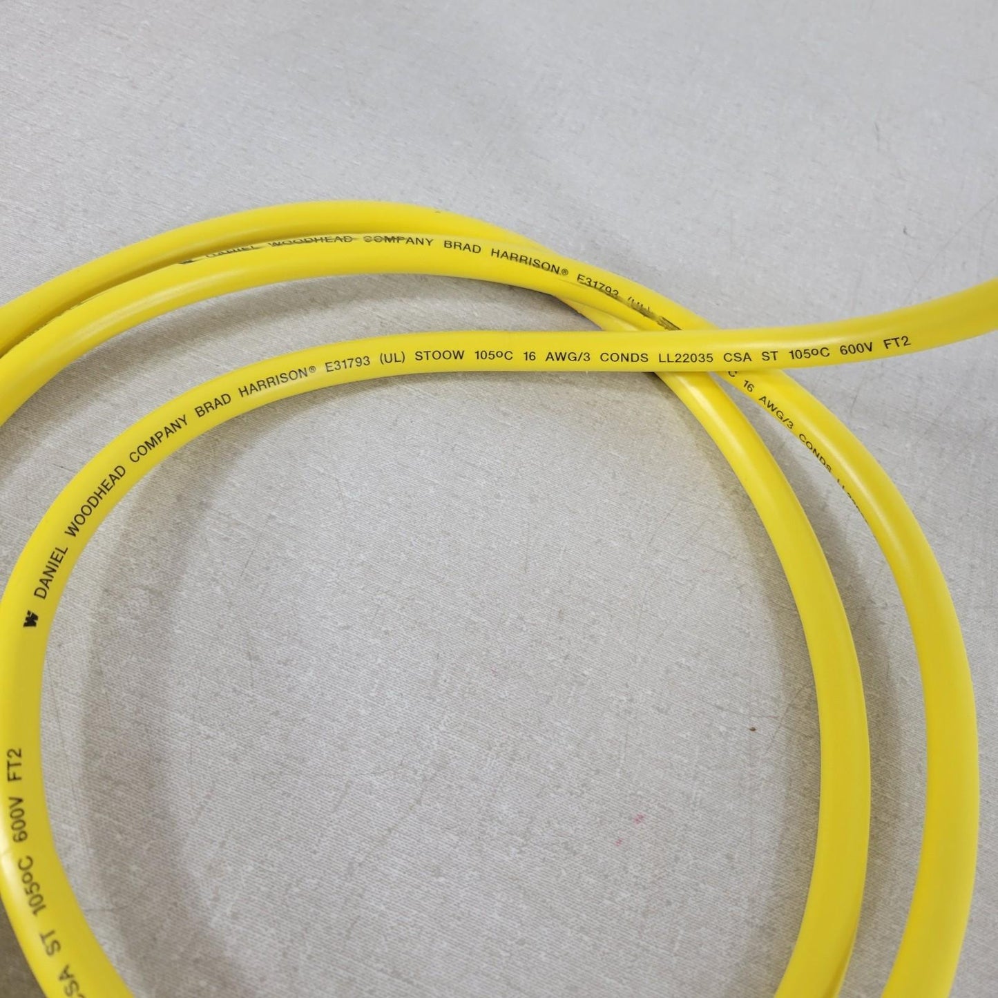 Molex Woodhead 103001A01F060 40902-90 3P Female 90 Degree 6' 16/3 AWG PVC Cord