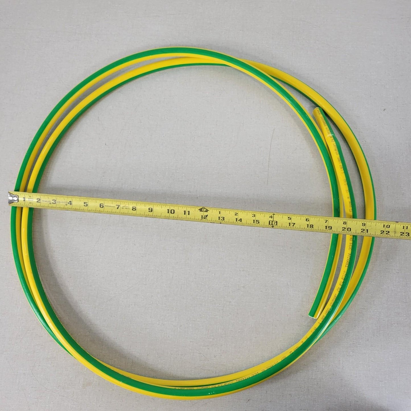 11' LAPP Kabel  15331028 95 sqmm Green/Yellow Train 331 EN 50264-3-1 600V Cable