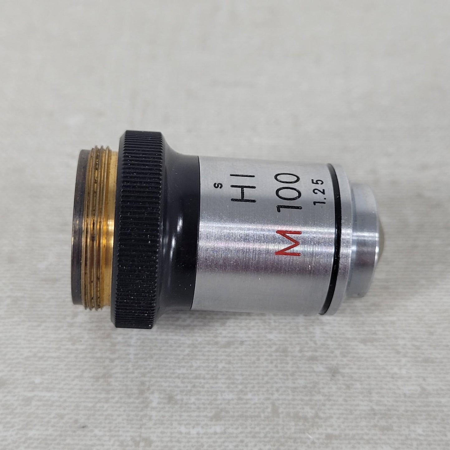 Nikon 49461 Hi M100 100x 1.25 Oil Metallurgical Microscope Objective