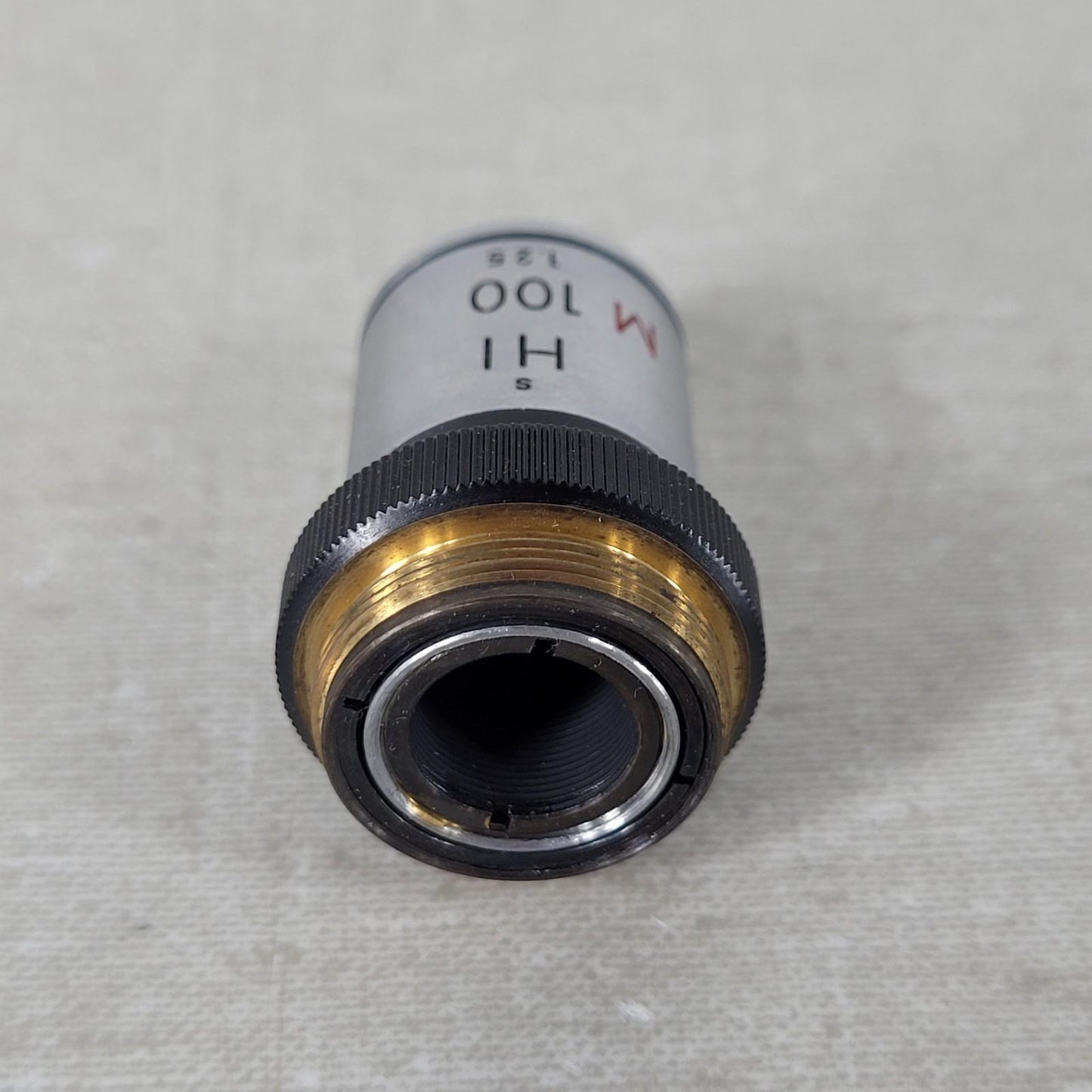 Nikon 49461 Hi M100 100x 1.25 Oil Metallurgical Microscope Objective