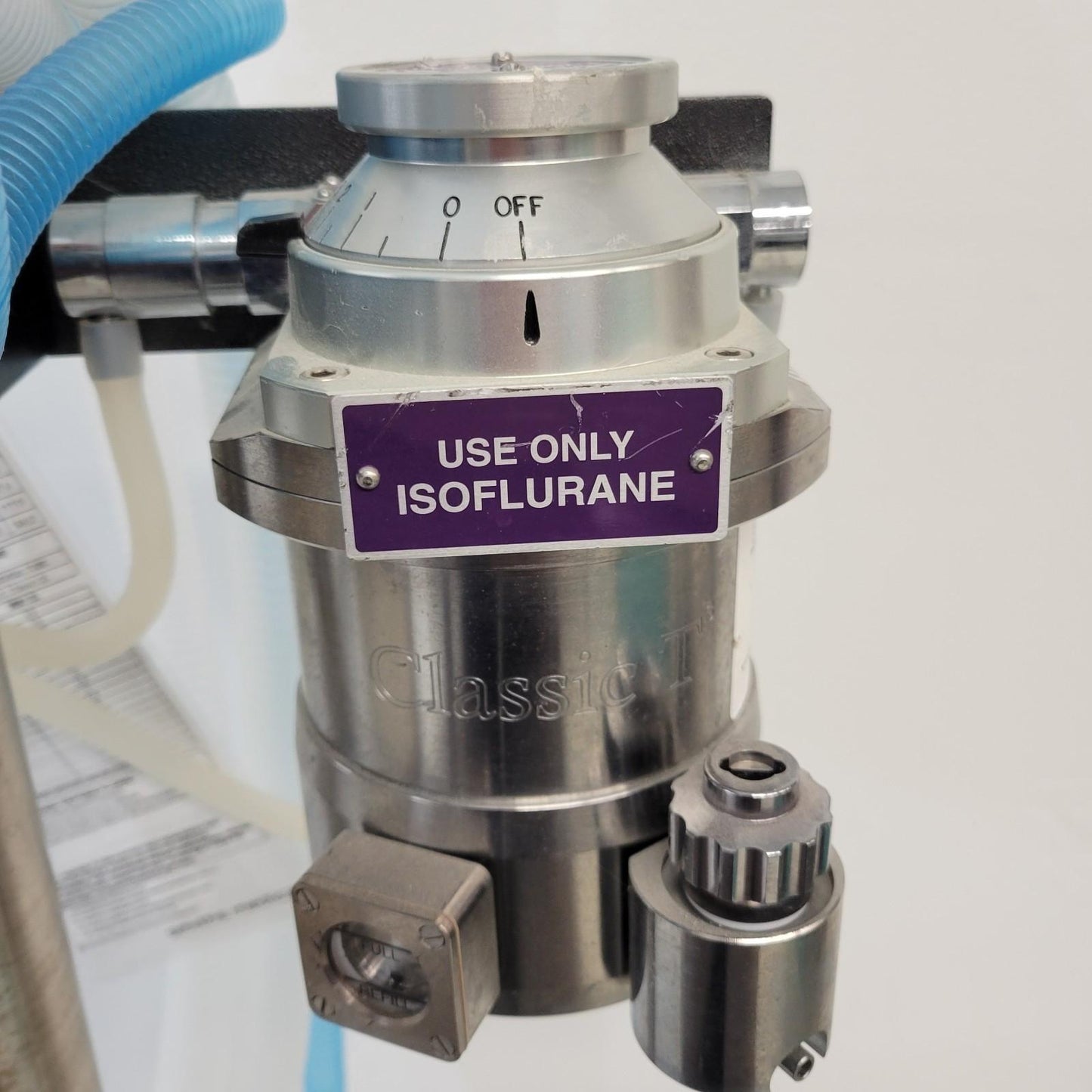 Isotec Classic T Isoflurane Vaporizer Small Animal Admin System w/ Tubing