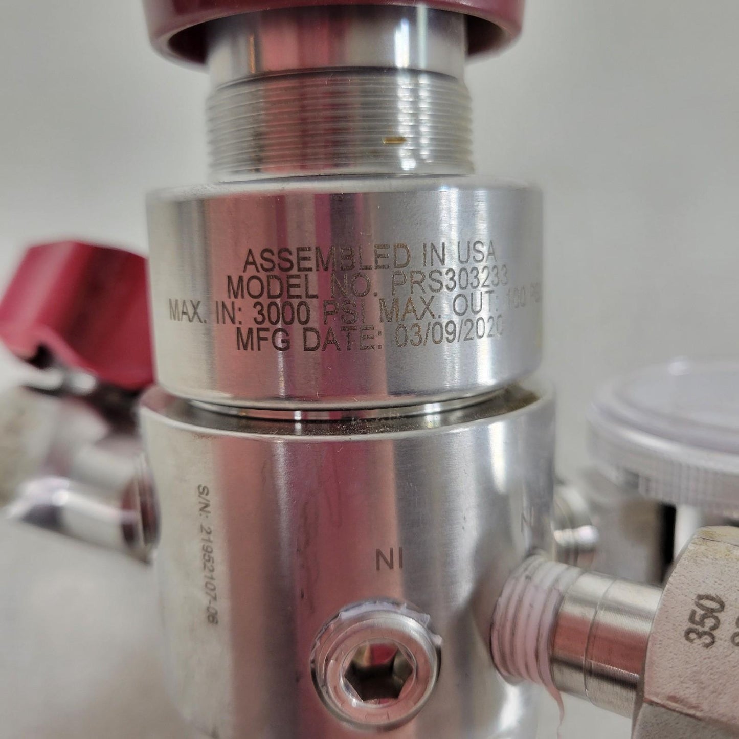ProStar Platinum PRS303233 Regulator 3/4" NPT 3000 PSI Max 100 PSI Out