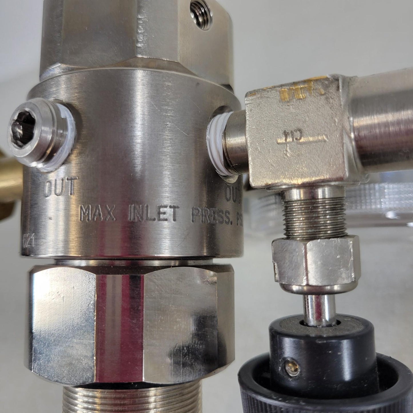 Smith Equipment 610-0106 High Purity Regulator Single Stage 1/4" MNPT 25 PSIG