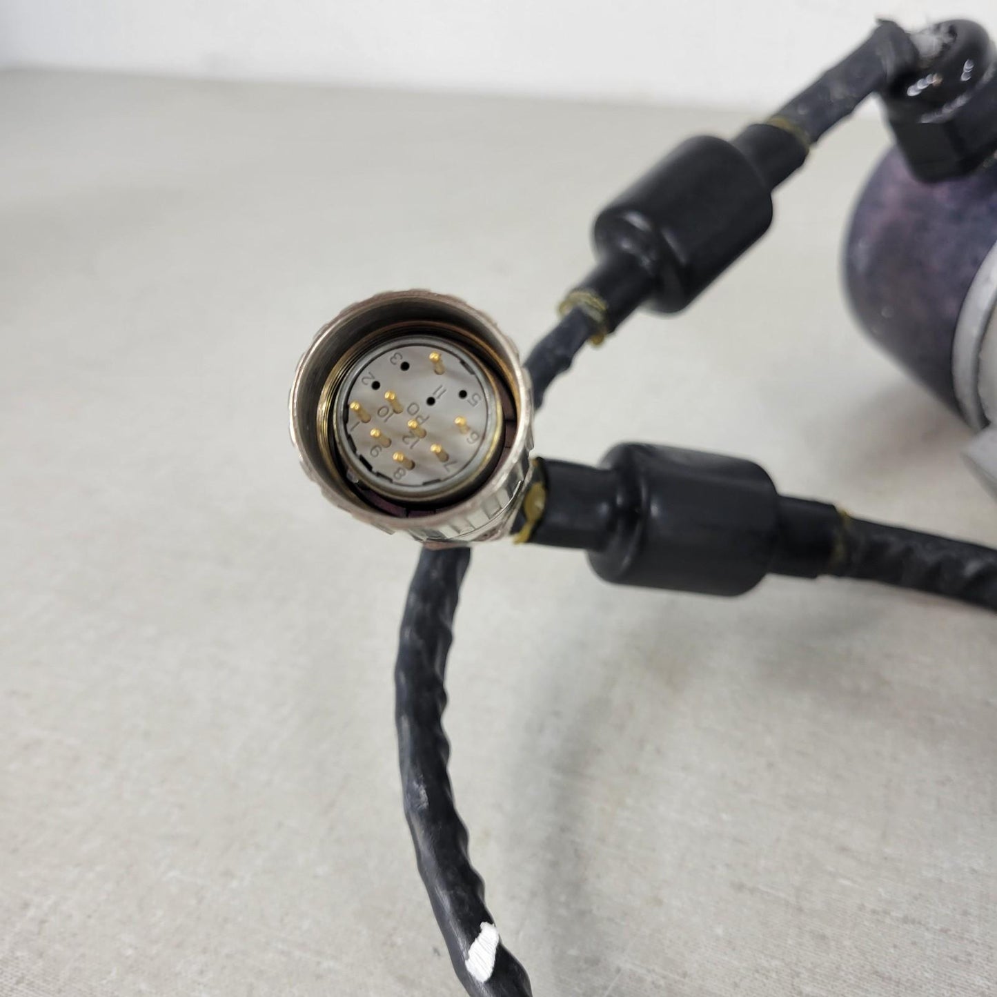 *DAMAGED CABLE* Moog C34-L80W40M07-003 Permanent Magnet DC Brush Motor Hi Torque