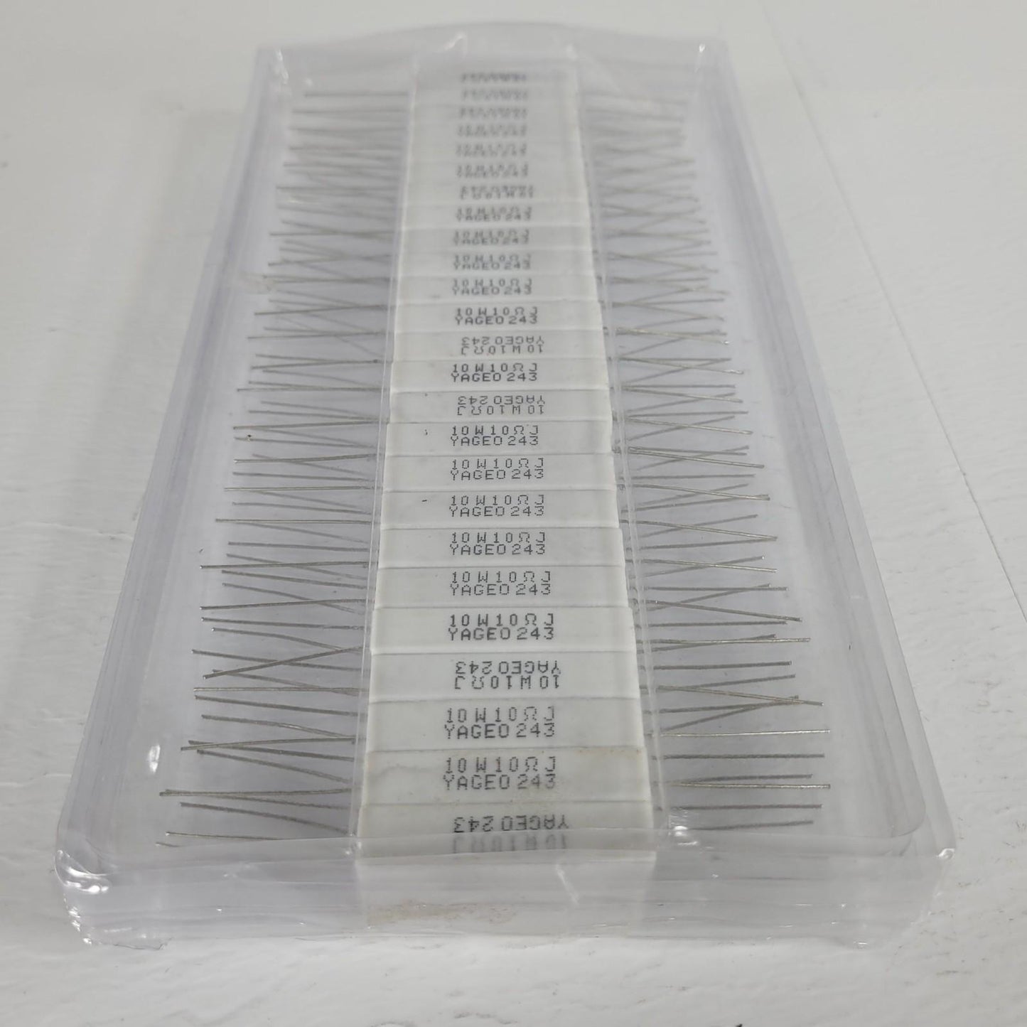 75 Pc Yageo SQP10AJB-10R 10 Ohms ±5% 10W Through Hole Resistor Axial Flame Proof