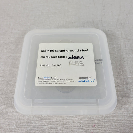 BRUKER DALTONICS 224990 MSP 96 Target Ground Steel Microscout Target