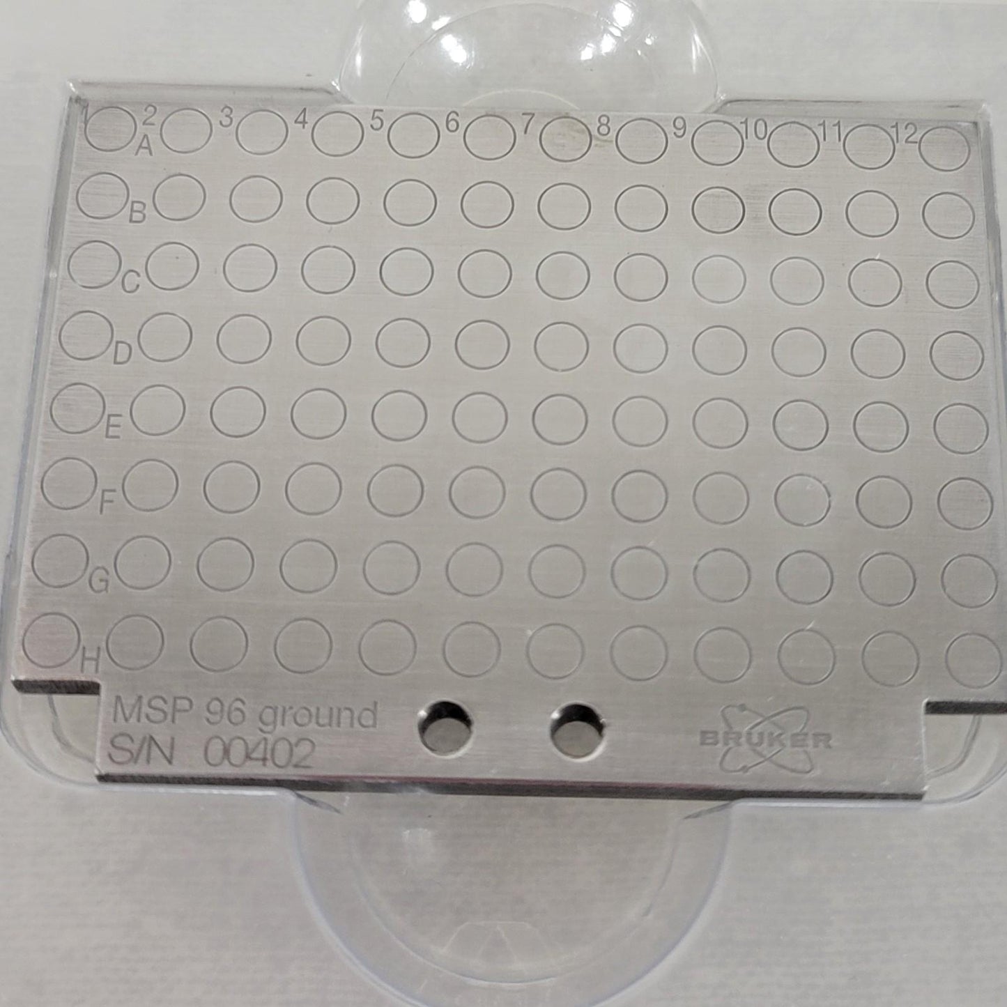 BRUKER DALTONICS 224990 MSP 96 Target Ground Steel Microscout Target