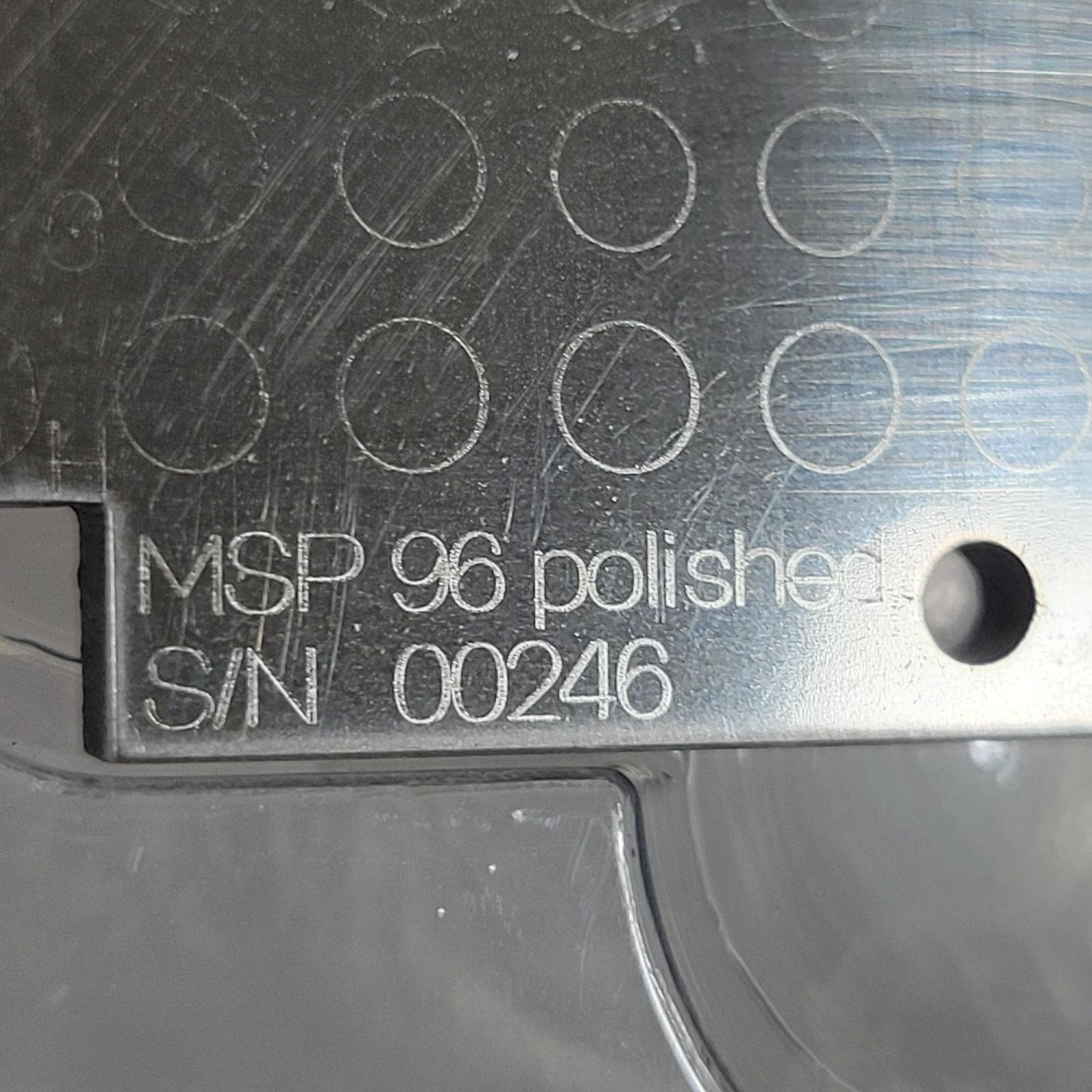 BRUKER DALTONICS 224989 MSP 96 Target Polished Steel Microscout Target PSN