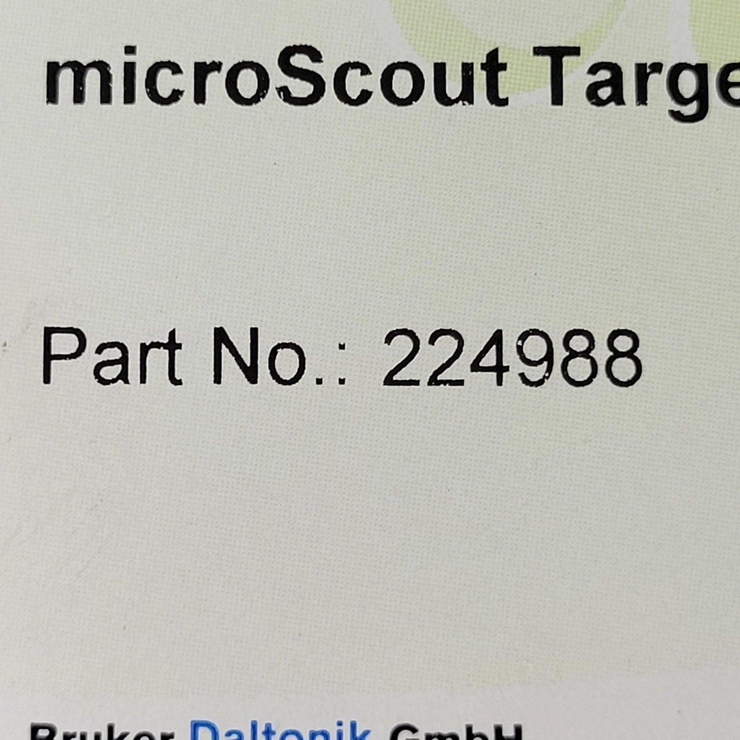 BRUKER DALTONICS 224988 MSP AnchorChip 600/96 Microscout Target