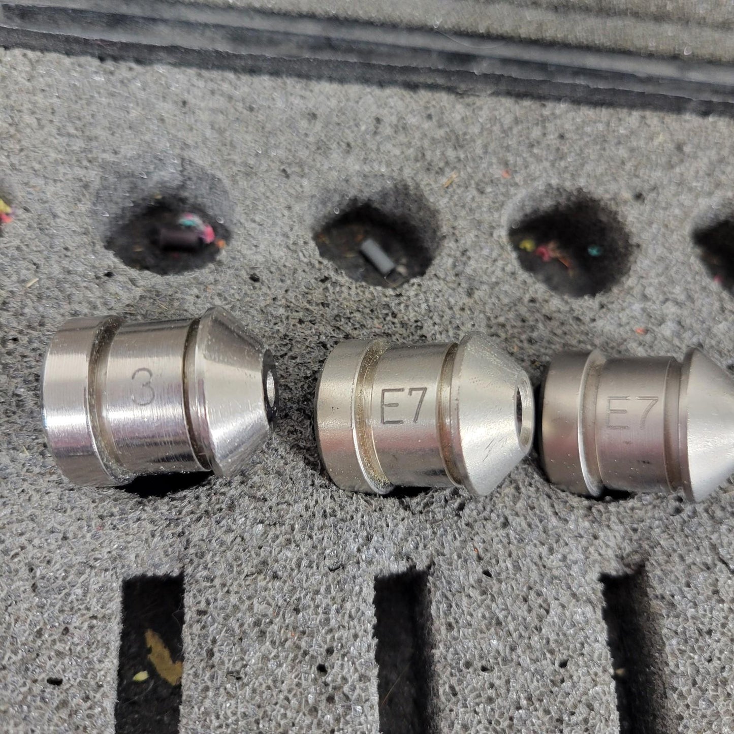 Schleuniger Power Wire Stripper Drive Roller and Guide Tubes sizes 3, 4, and E7