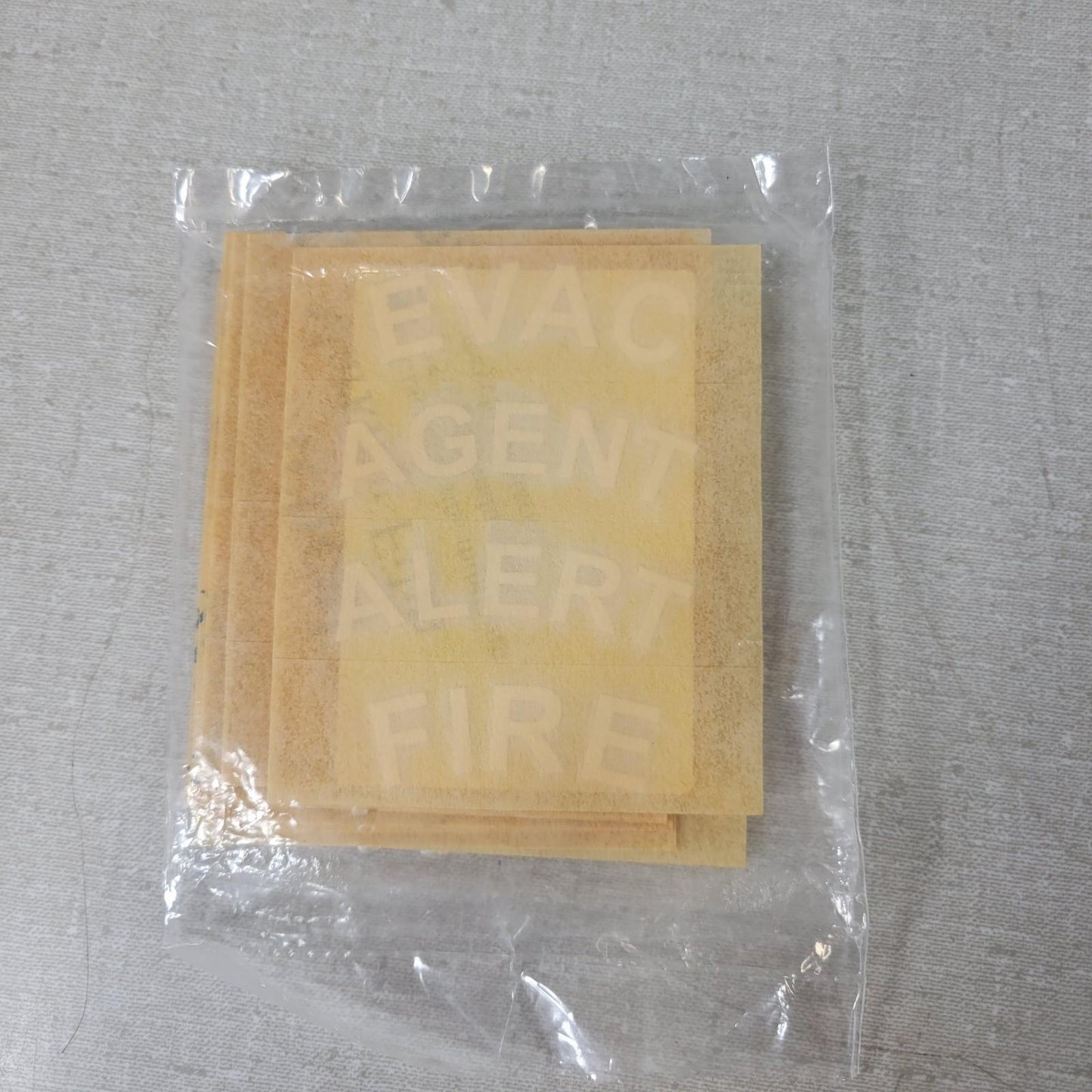 EXPIRED- SYSTEM SENSOR L002534000 SpectrAlert Advance Sticker Strip Kit Letters