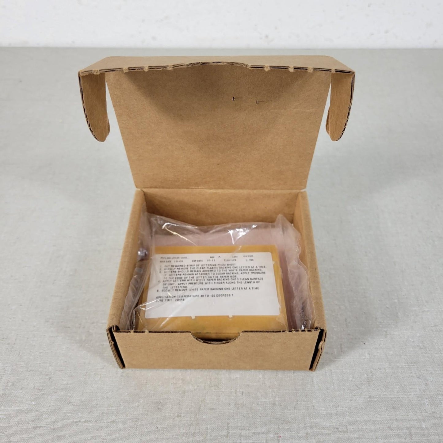 EXPIRED- SYSTEM SENSOR L002534000 SpectrAlert Advance Sticker Strip Kit Letters