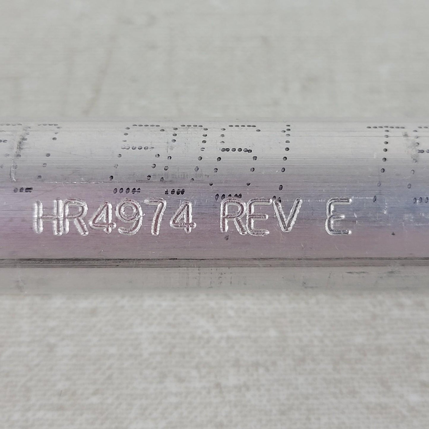 Orthepedic Instrument HR4974 REV E 10" Length, 3/4" Diameter Aluminum Metal