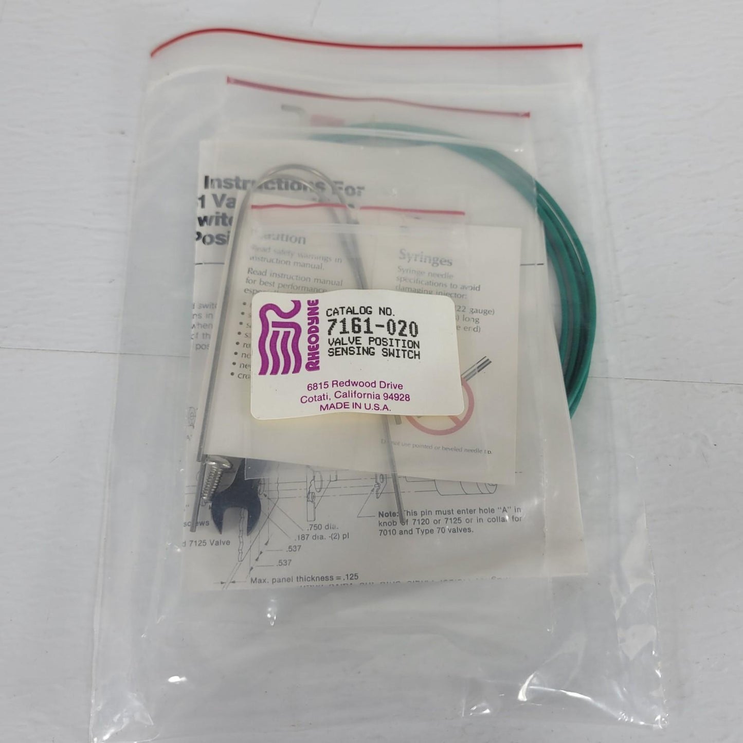 Used Shimadzu LC-6A HPLC Manual Injector Holder Bracket Mount With Accessories