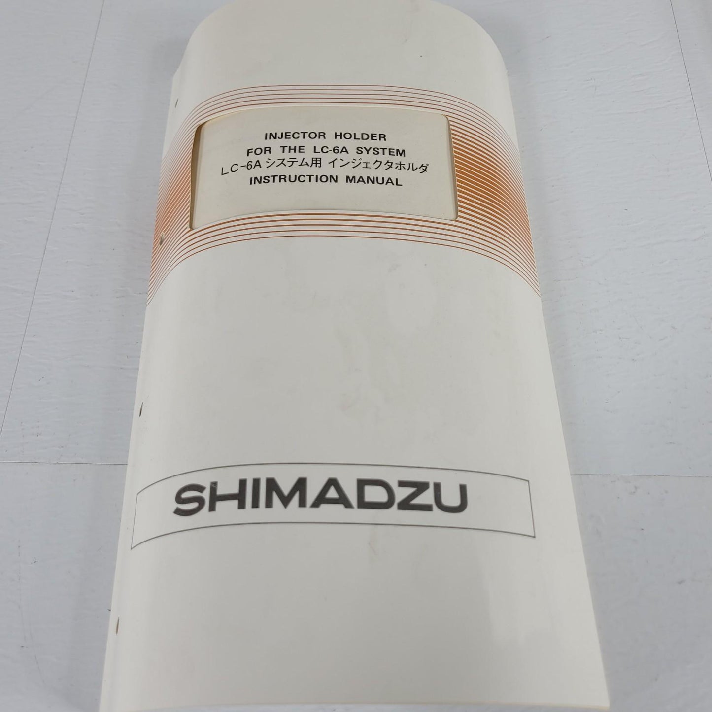 Used Shimadzu LC-6A HPLC Manual Injector Holder Bracket Mount With Accessories