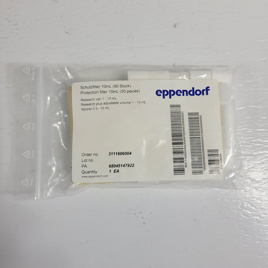 EPPENDORF 022472305 Schutzfilter 10mL Protection Filters 50 Count for Pipettes