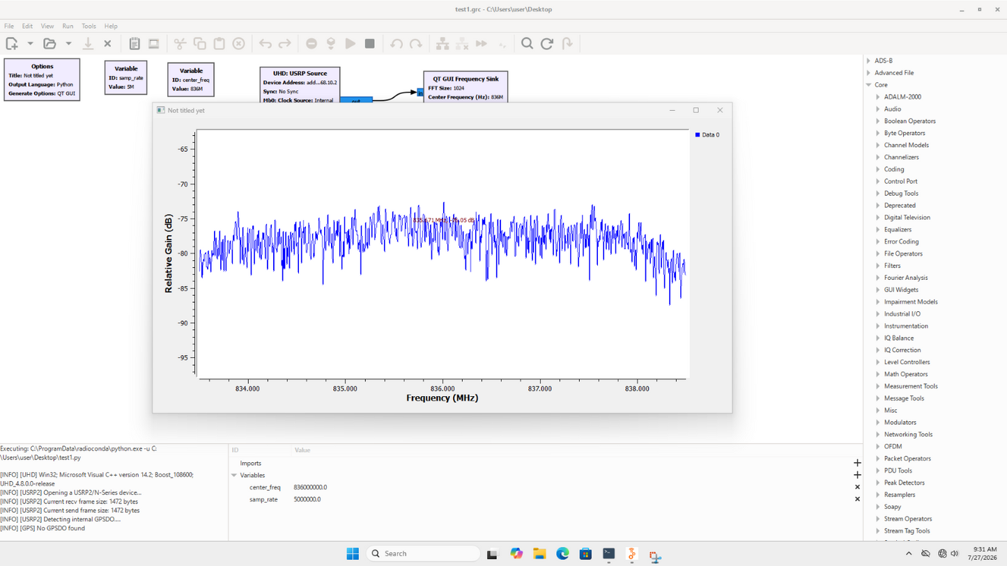 Ettus Research USRP N210 Software Defined Radio System SDR Open Source RFX900