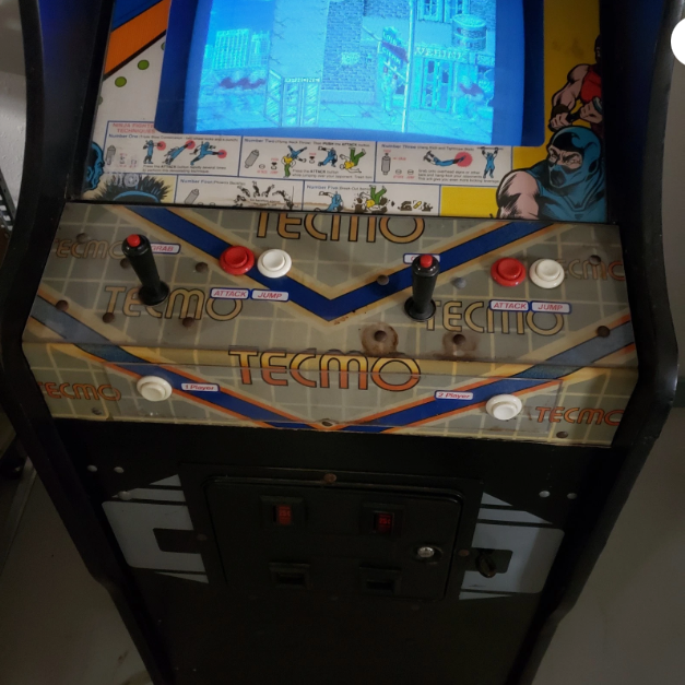 Vintage Tecmo Ninja Gaiden Arcade Cabinet Game 1988 - Tested Working