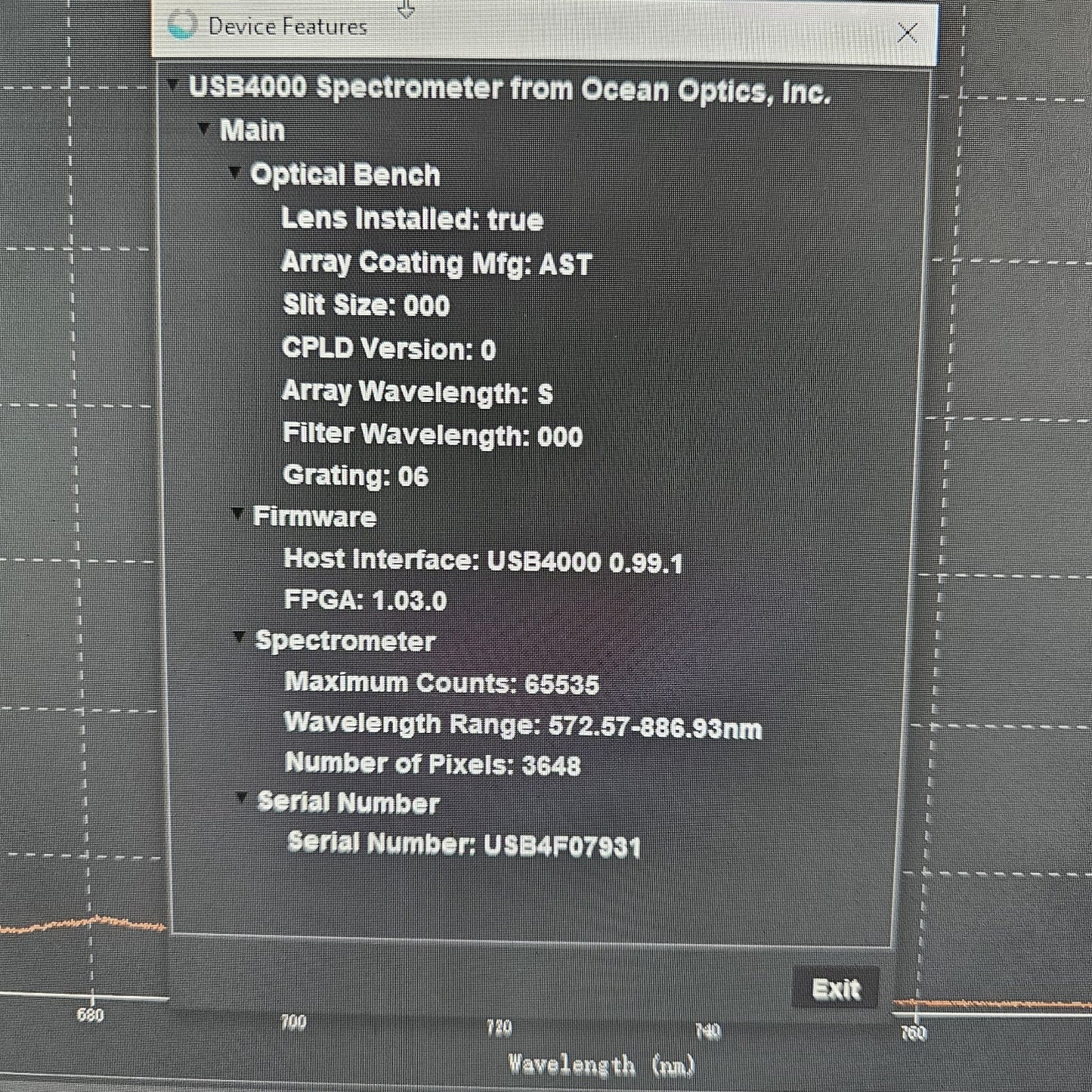 TESTED UPDATED Ocean Optics USB4000 Miniature Fiber Optic Spectrometer SMA905