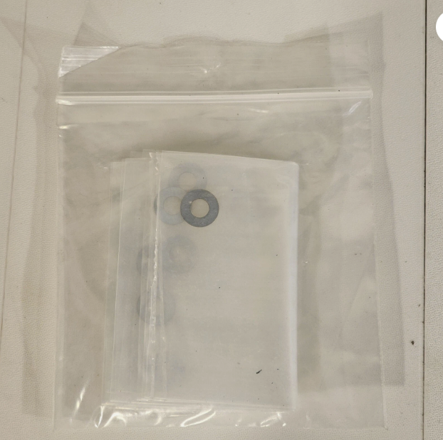 VCR Gasket 1/4" Face Seals Silver Plated Fitting 316L Stainless VCR-4 10-Pack