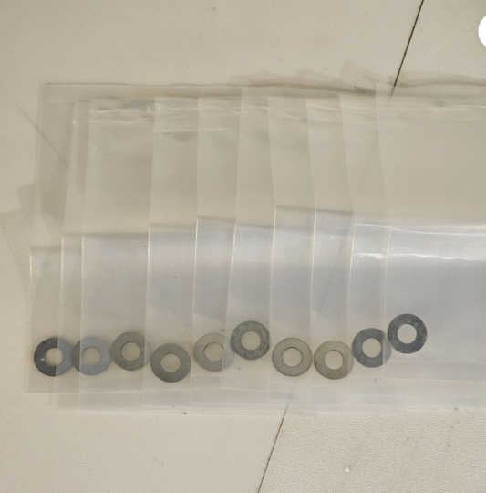 VCR Gasket 1/4" Face Seals Silver Plated Fitting 316L Stainless VCR-4 10-Pack