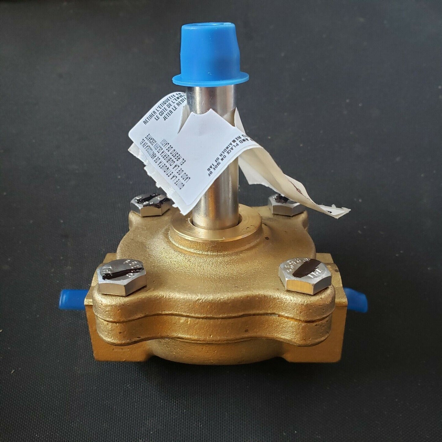 DAYTON 4A697 SOLENOID AIR / WATER VALVE 3/8" NPT 2-WAY BRASS