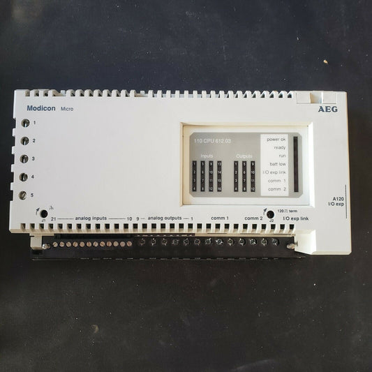 Schneider Modicon Micro 110CPU61203 CPU Module AEG