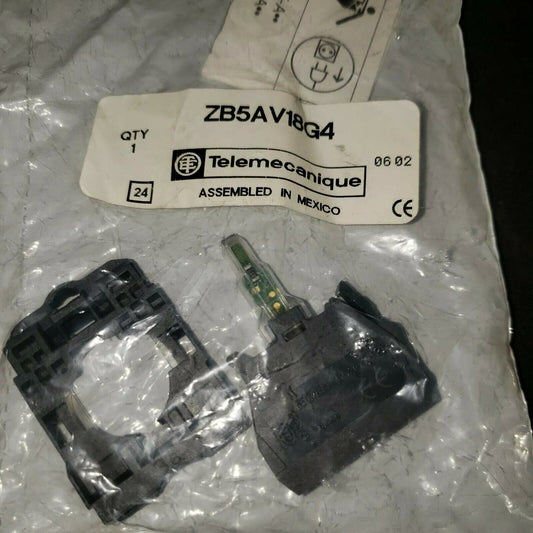 Telemecanique Schnieder ZB5AV18G4 Pilot Light with Mount