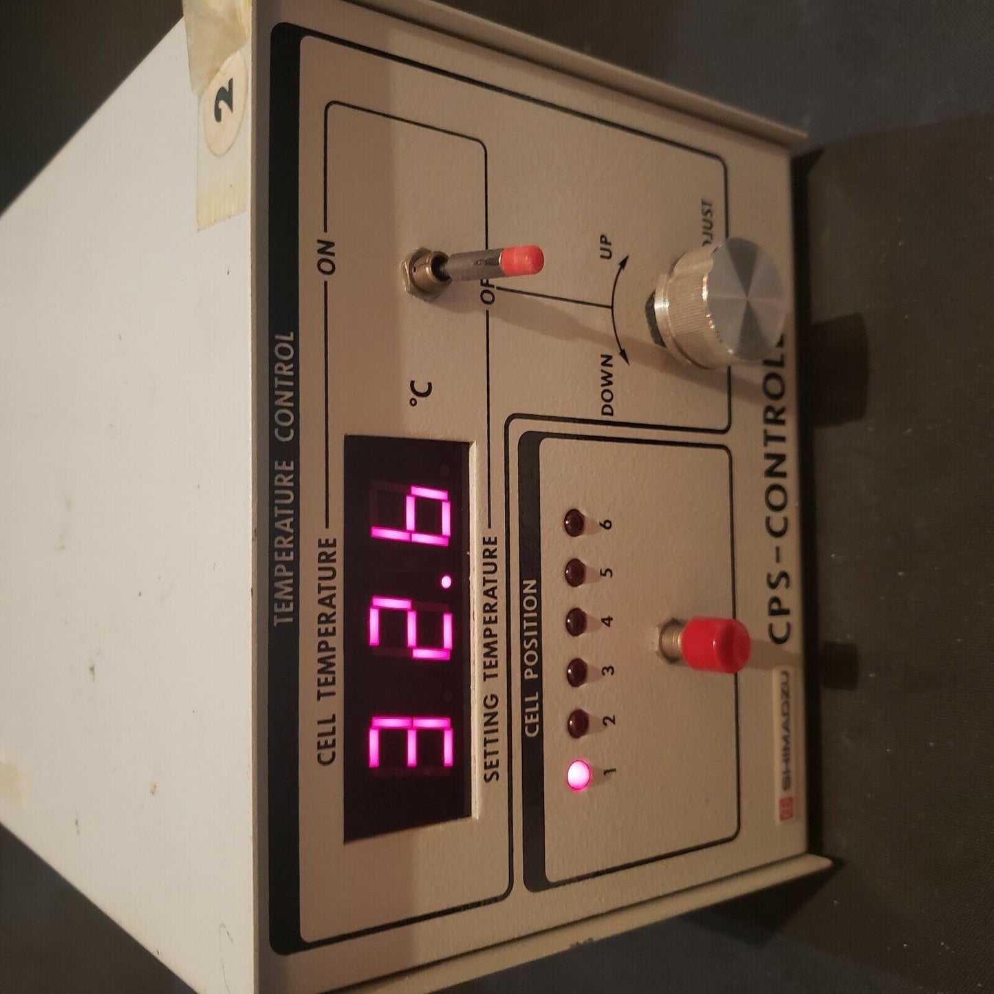 Shimadzu CPS-240A Lab Thermoelectrical Temperature Controller 6-Cell Position