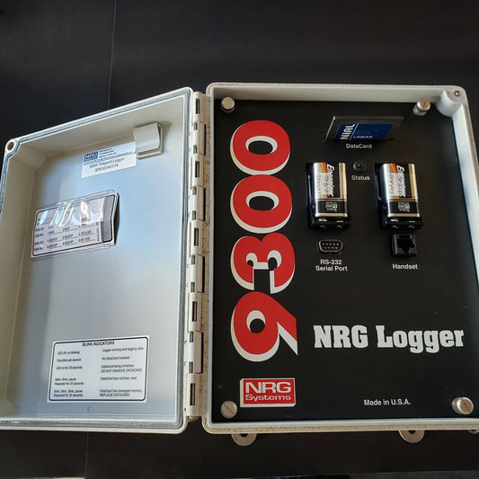 NRG 9300 Teleport Windspeed Wind Direction Logger in Waterproof Rugged Case