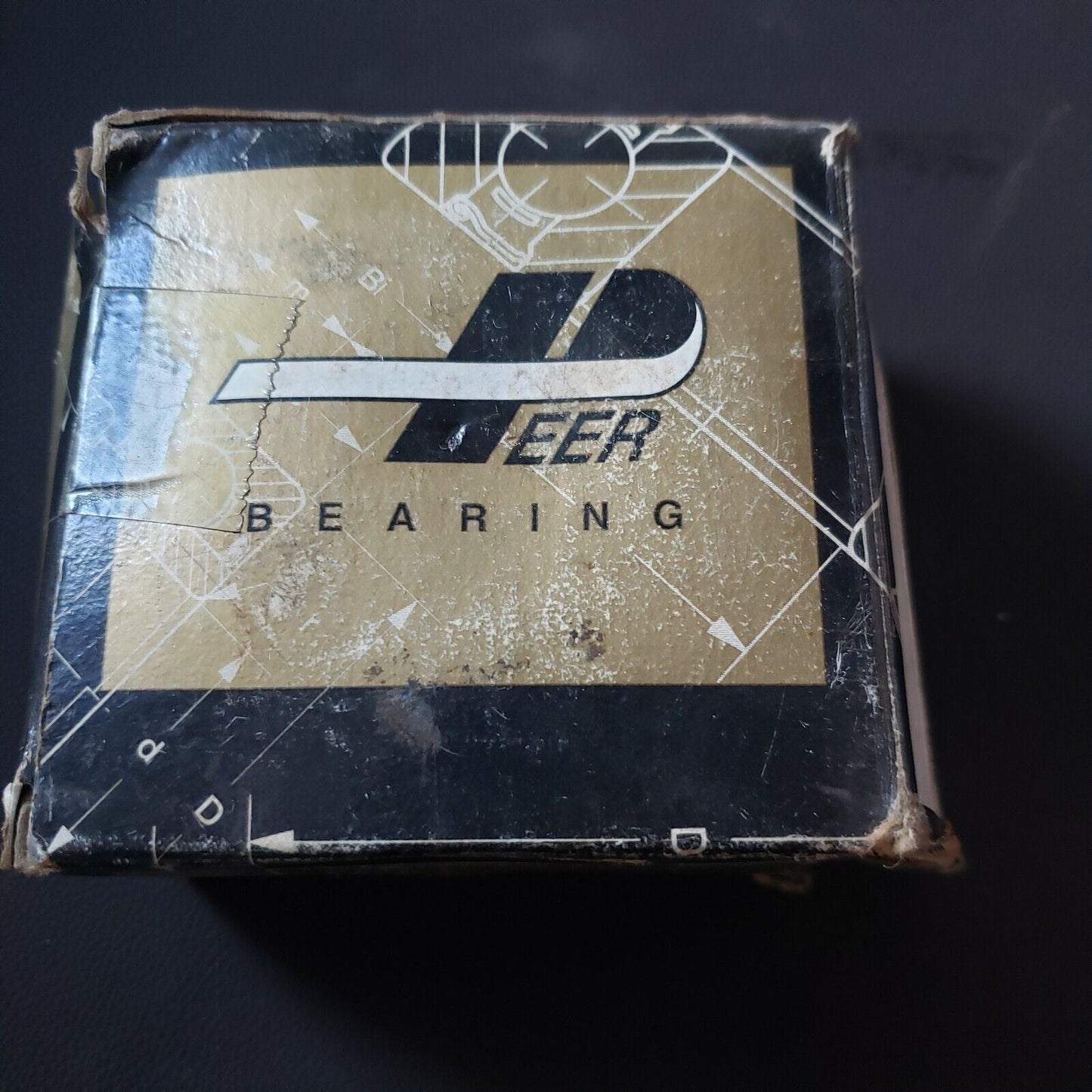 Peer 1-3/8" Insert Cylindrical Bearing Snap Ring Groove W183854 LOT OF 2