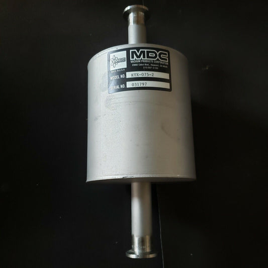MDC KTX-075-2 Foreline Molecular Sieve Trap High Vacuum KF16 Fittings