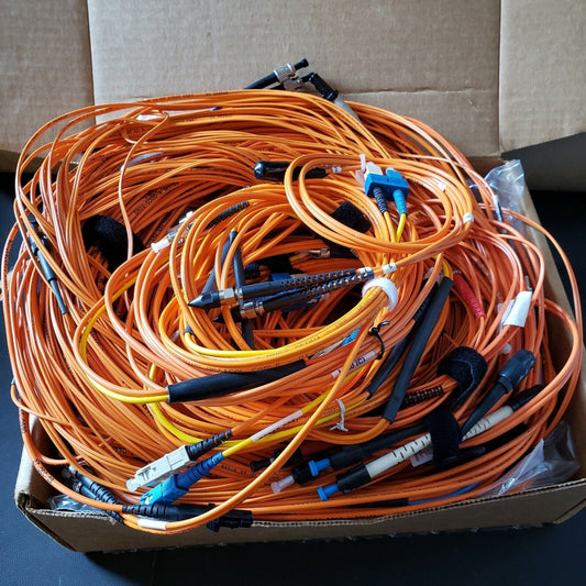 Large Lot Foxconn 3M Cisco Fiber Optic Optical Cables Connectors