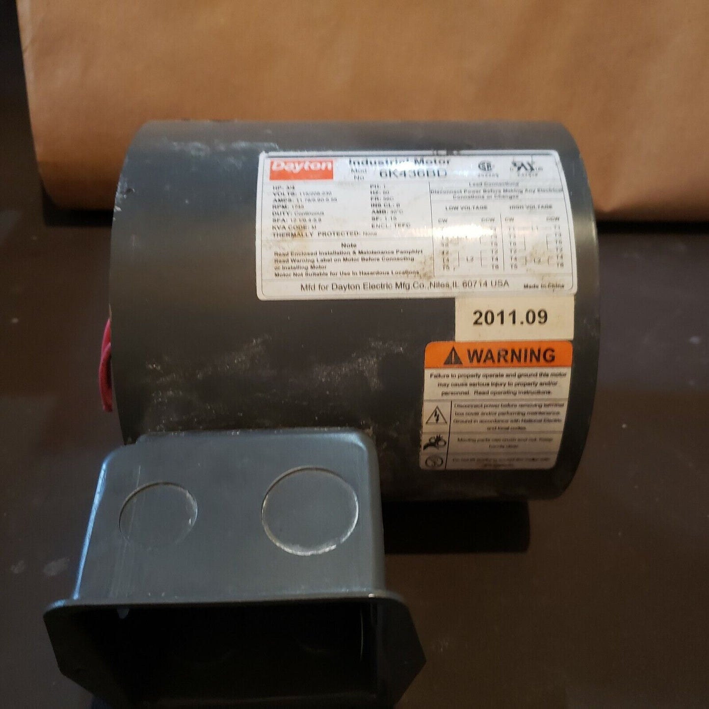 Dayton Industrial Motor Windings 6K436BD