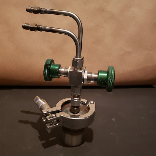 Organometallic Liquid Bubbler Stainless Steel Vapor Phase Deposition 20mL VCR