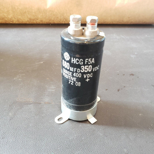 AMP HCG F5A HCGF5A 680 MFD 350 VDC Surge 400VDC Capacitor