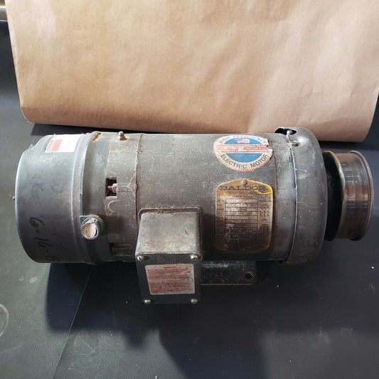 Baldor Motor 35A21W206-C 1-1/2HP 208-230/460v 3-phase With Dayton 6Z814B Brake