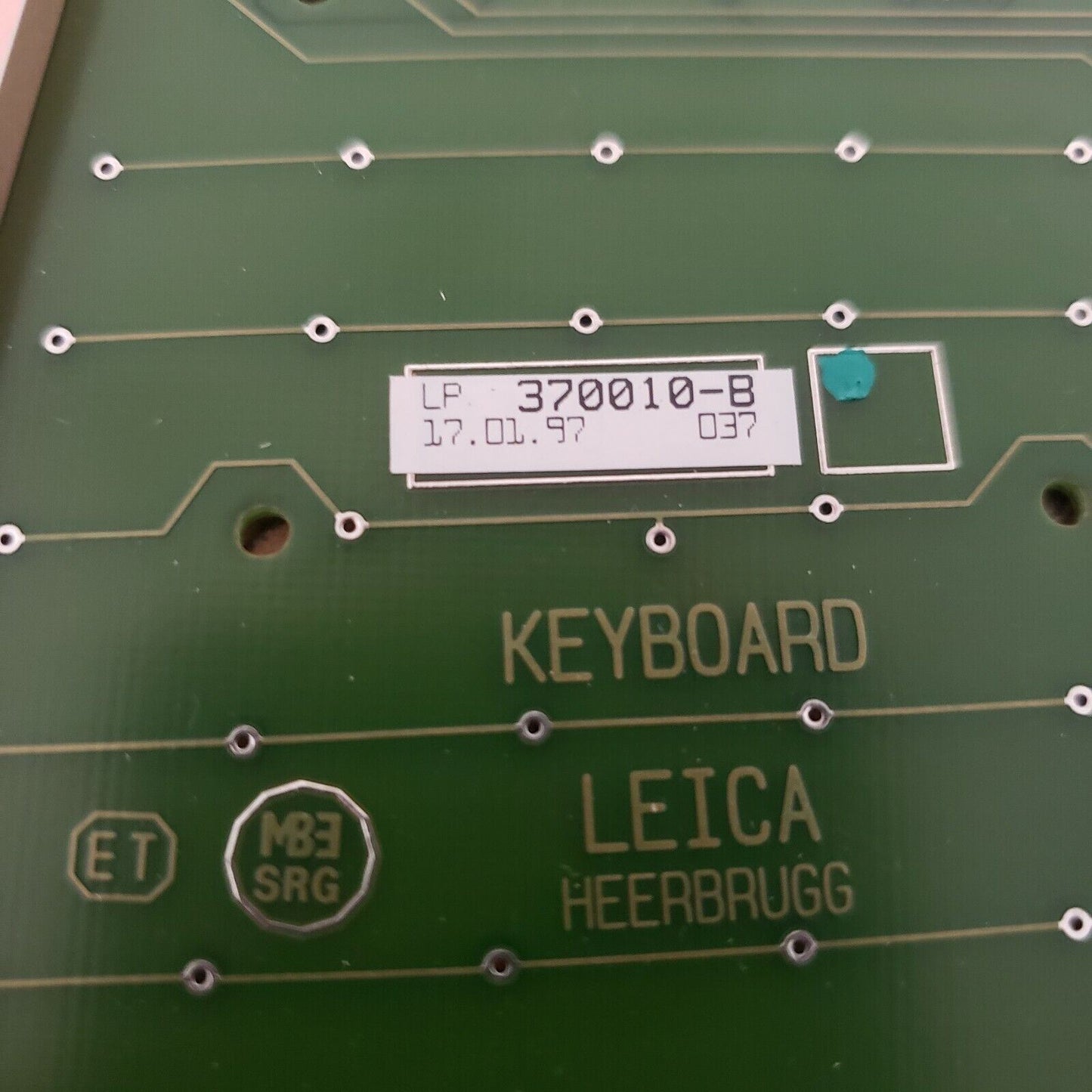 Leica Heerbrugg Keyboard Assembly 370010-B for CR344 Keypad – Lab ...