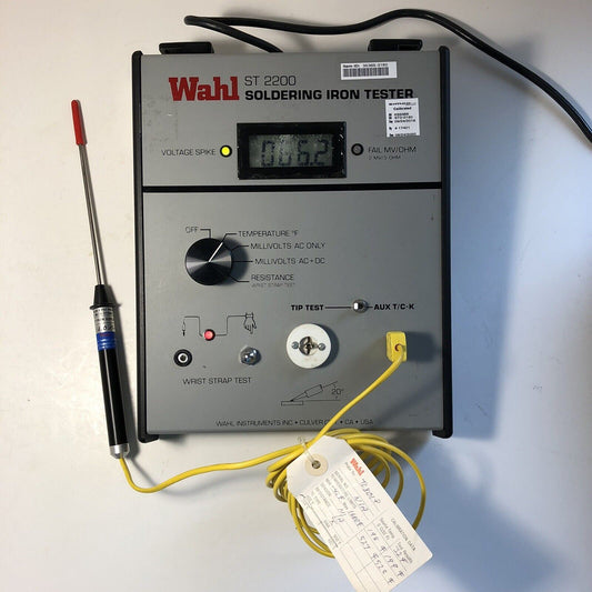 Wahl ST 2200 Soldering Iron Tester w/ Case - TESTED