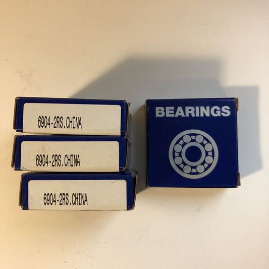 Lot Of 4 6904-2RS.CHI China Bearings S0616262