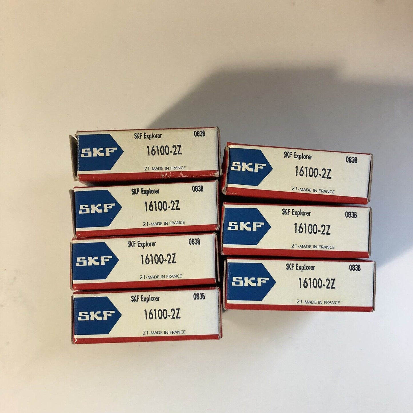 SKF Explorer 16100-2Z 083B Bearing - Lot Of 7