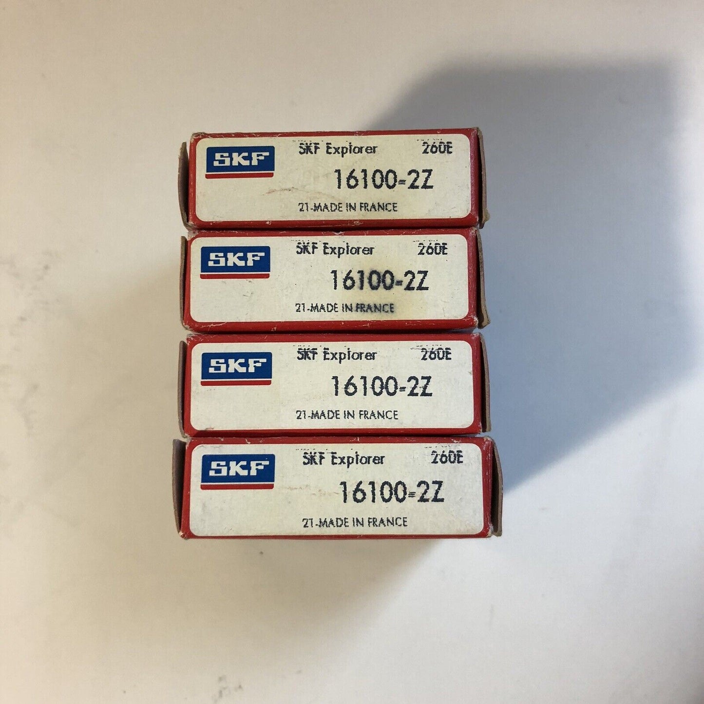 SKF Explorer 16100-2Z 260E Bearing - Lot Of 4