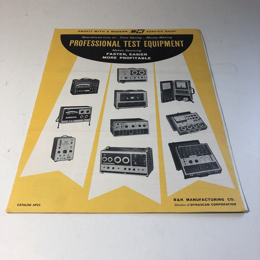 B & K Manufacturing Catalog AP21 Circa 1960s