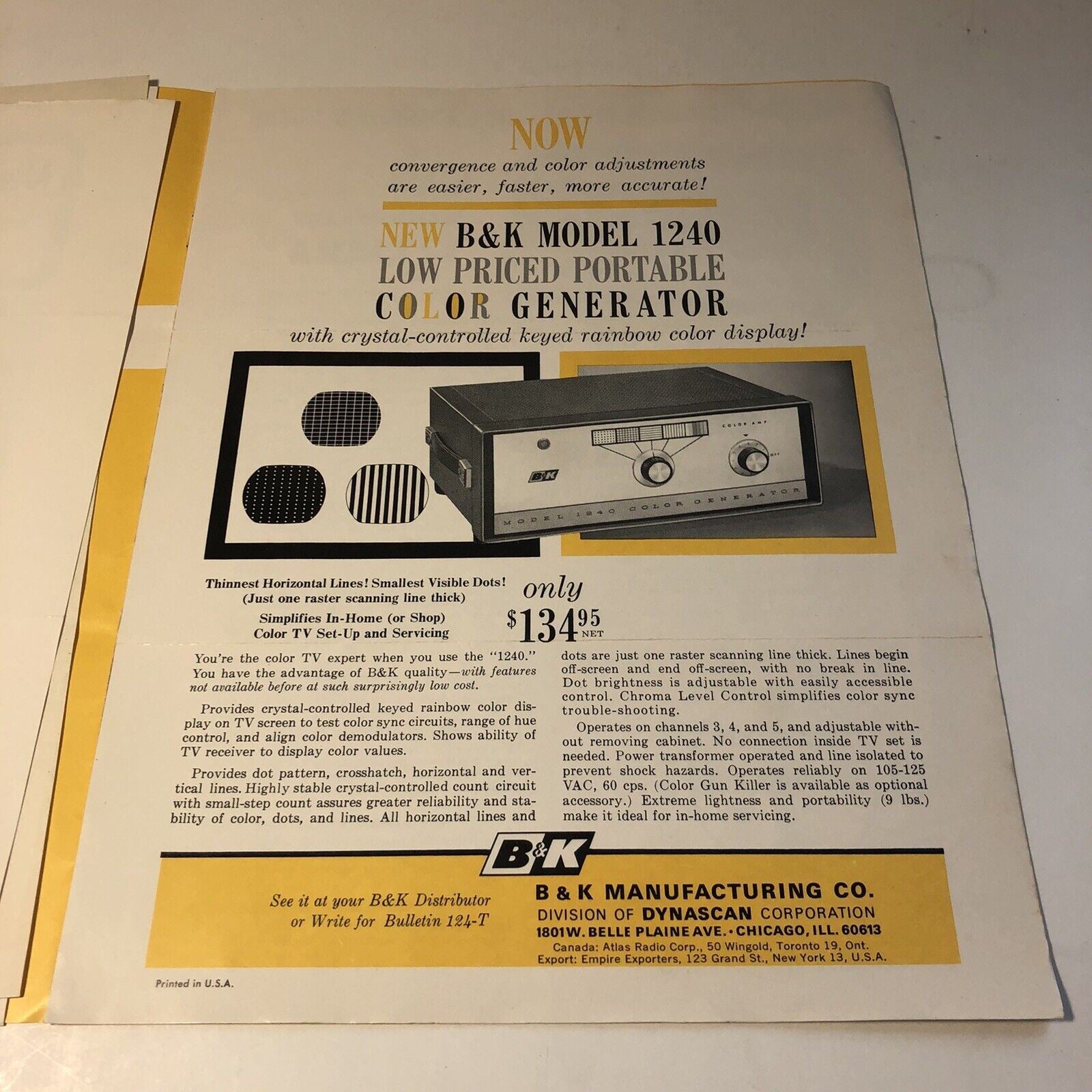 B & K Manufacturing Catalog AP21 Circa 1960s Lab Liquidators Store