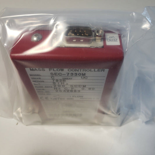 STEC Horiba MFC SEC-7330M Mass Flow Controller SiH4 Silane Gas 200 SCCM Serial
