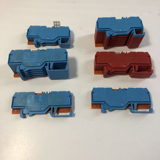 Lot of Wago 280 Rail Mounted Terminal Blocks IEC 947-7-1 800V 2.5mm 20A