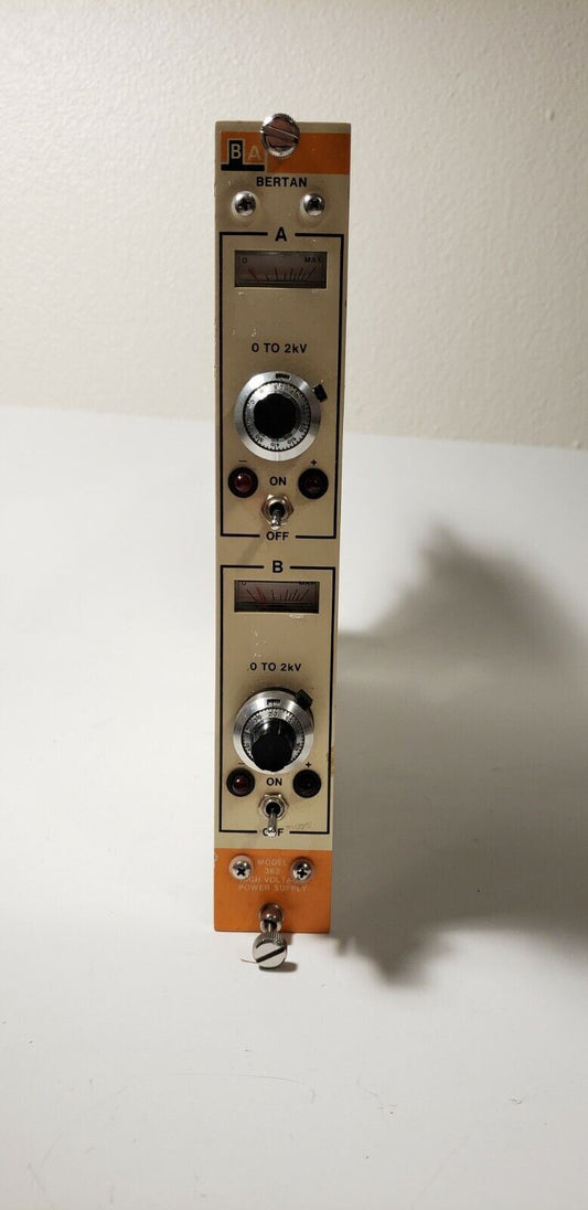 Bertan 362 High Voltage 2 kV Dual Channel Power Supply